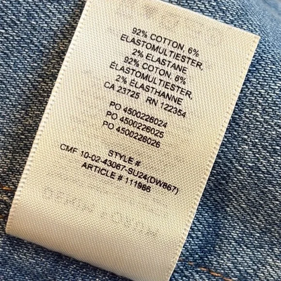 Denim Forum Aritzia The 90’s Debbie Denim Bustier Top - Picture 6 of 6